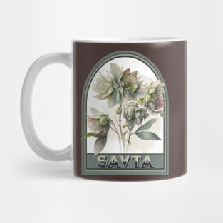 Savta Vintage Floral Grandmother Mug
